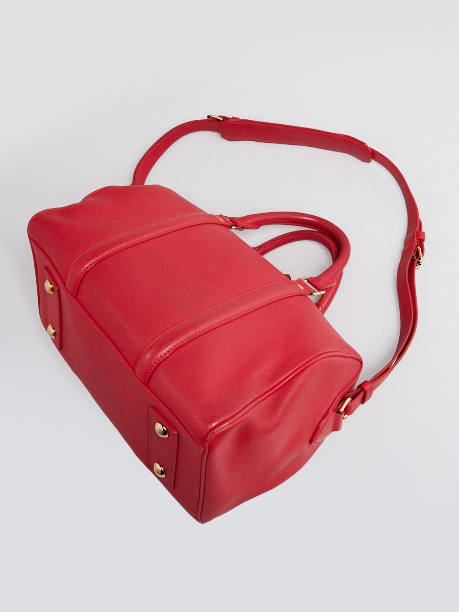 Louis Vuitton - Authenticated Sofia Coppola Handbag - Leather Burgundy Plain for Women, Very Good Condition