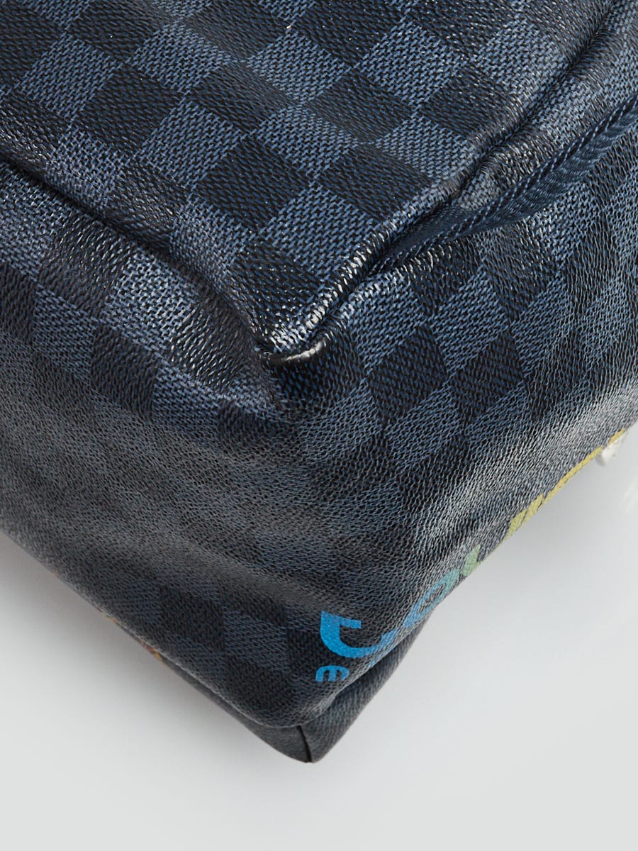 Louis Vuitton Apollo Backpack In Damier Cobalt Canvas