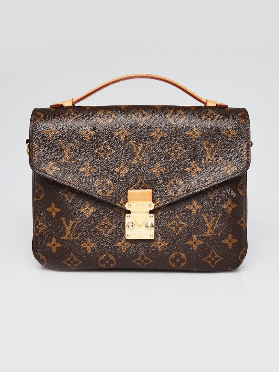 Metis Limited Edition Pochette Bag in brown monogram canvas