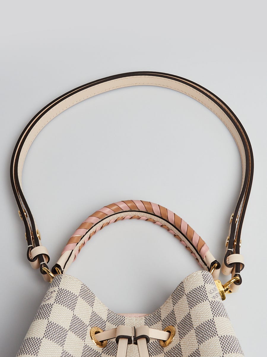 Authentic Louis Vuitton Damier Azur Canvas with Braided Handle NeoNoe BB Bag