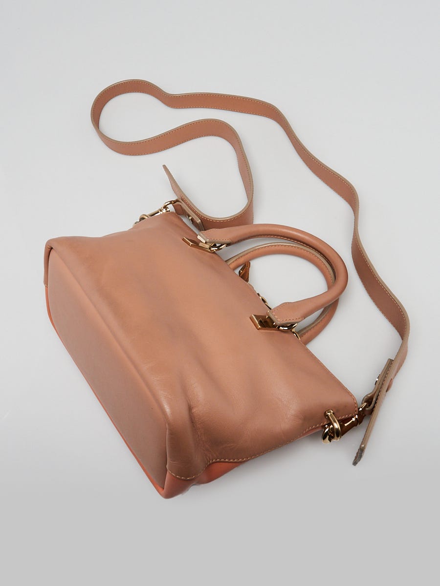 Chloe Two-Tone Pink Calfskin Leather Mini Baylee Bag | Yoogi's Closet