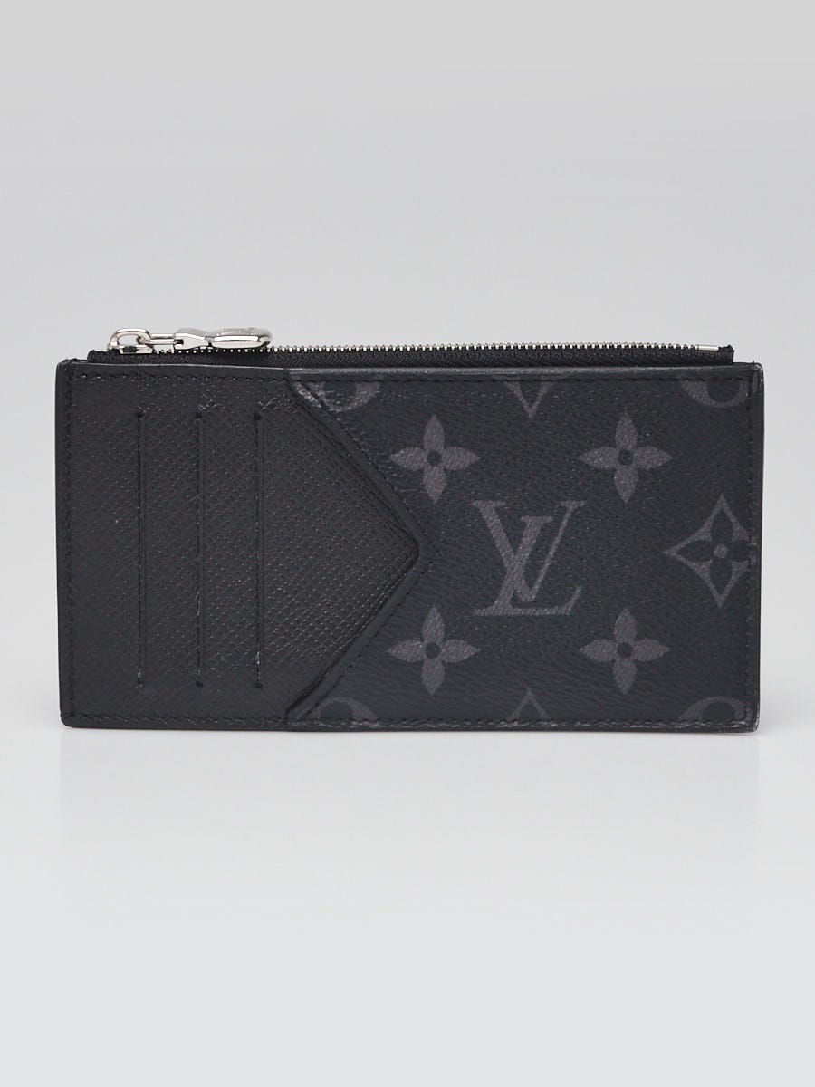 Louis Vuitton Monogram Eclipse Coin Card Holder Wallet