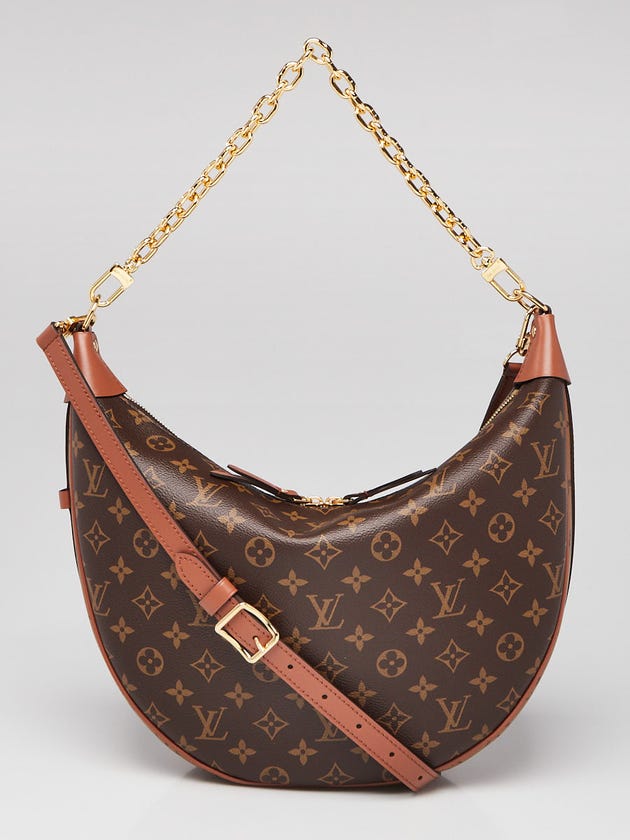 Louis Vuitton Monogram Reverse Canvas Loop Hobo Bag