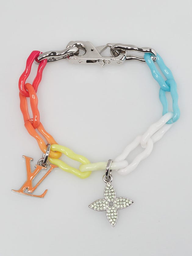 Louis Vuitton Rainbow Chain Charm Bracelet Size M