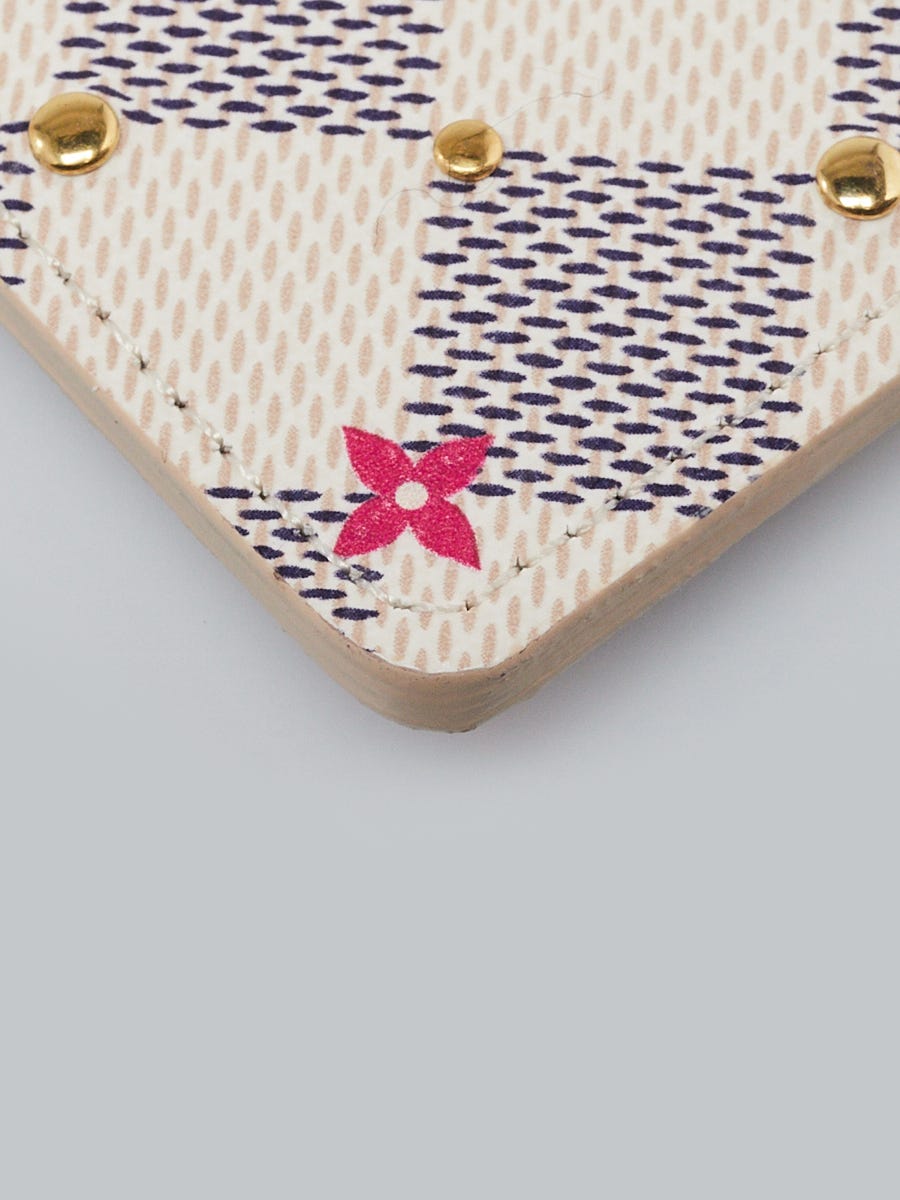 Louis Vuitton Damier Azur Pattern Coated Canvas Card Case - Neutrals Wallets,  Accessories - LOU810668