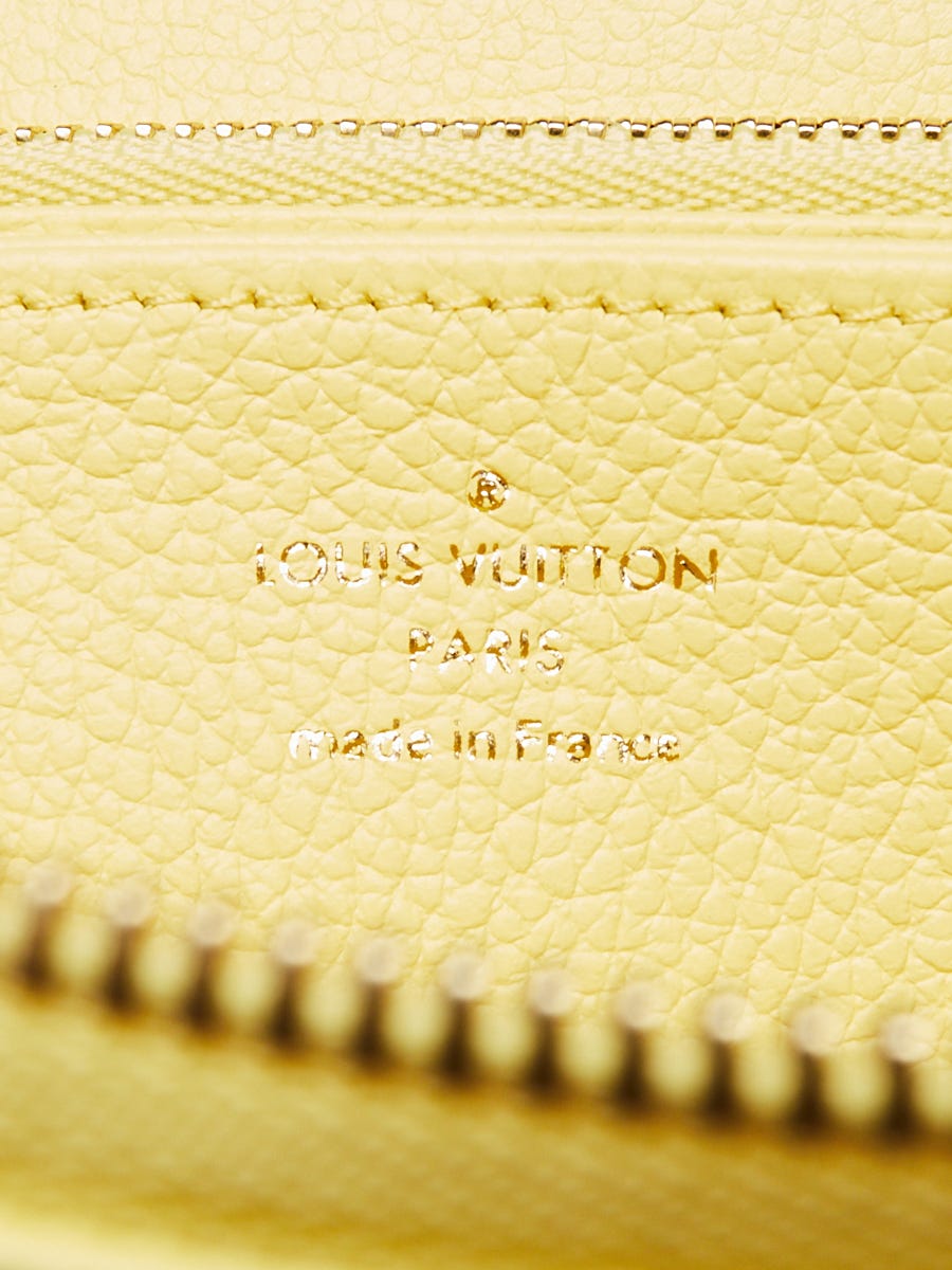 Louis Vuitton Lemon Curd Empreinte Embossed Leather Zippy Wallet - Yoogi's  Closet