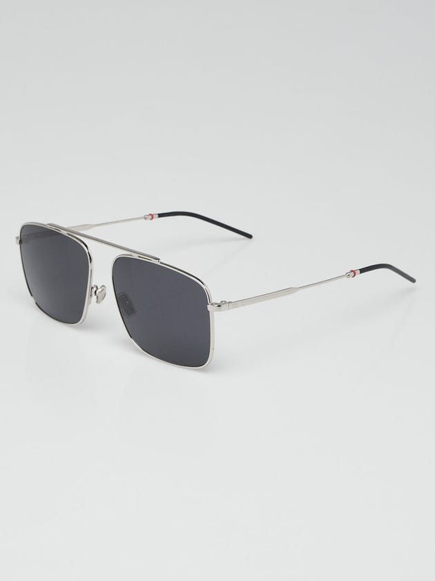 Christian Dior Homme Silvertone Metal Aviator Sunglasses - 0220S