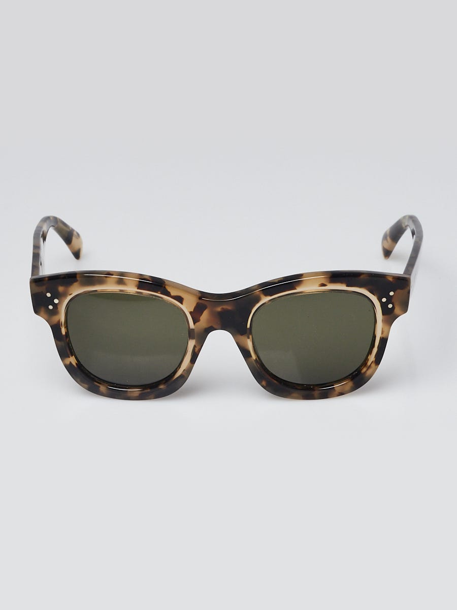 Celine CL 41397/S サングラス Celine Tortoise Shell Acetate Oversized Sunglasses - 41397/S