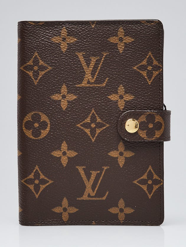 Louis Vuitton Monogram Canvas Small Agenda Cover/Notebook