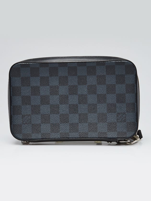 Louis Vuitton Damier Cobalt Canvas Dandy Wristlet Bag