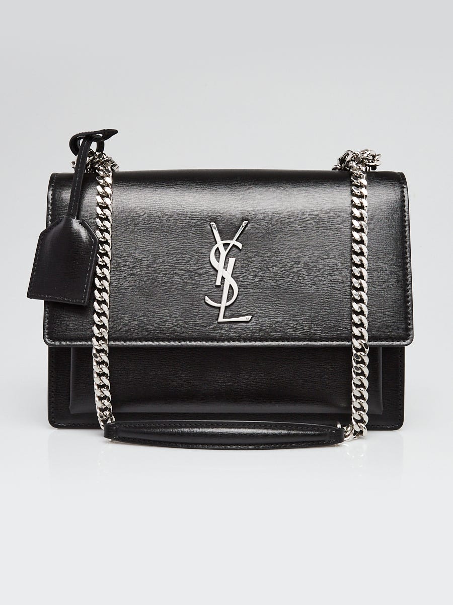 Saint Laurent Small Patent Leather Sunset Monogram Shoulder Bag