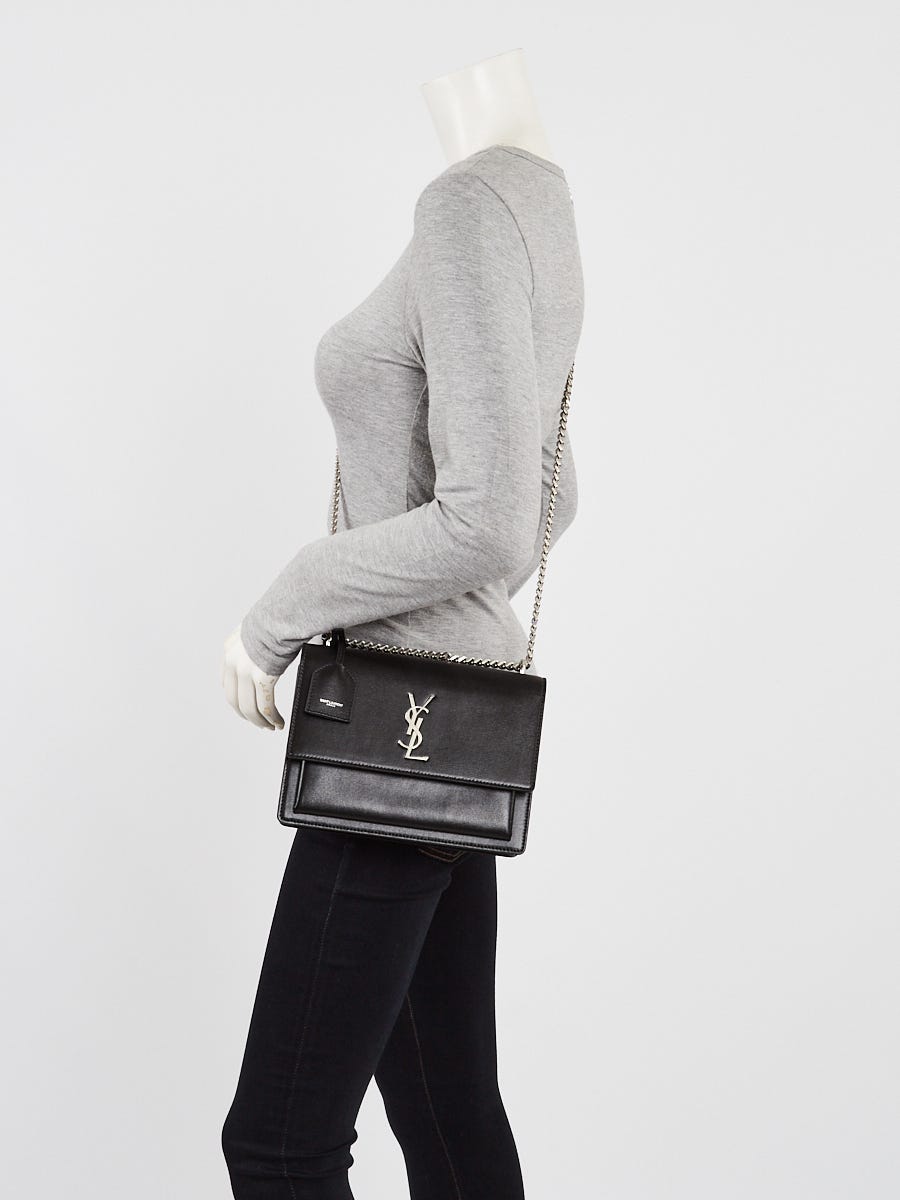Yves Saint Laurent Monogram Sunset Medium Leather Shoulder Bag