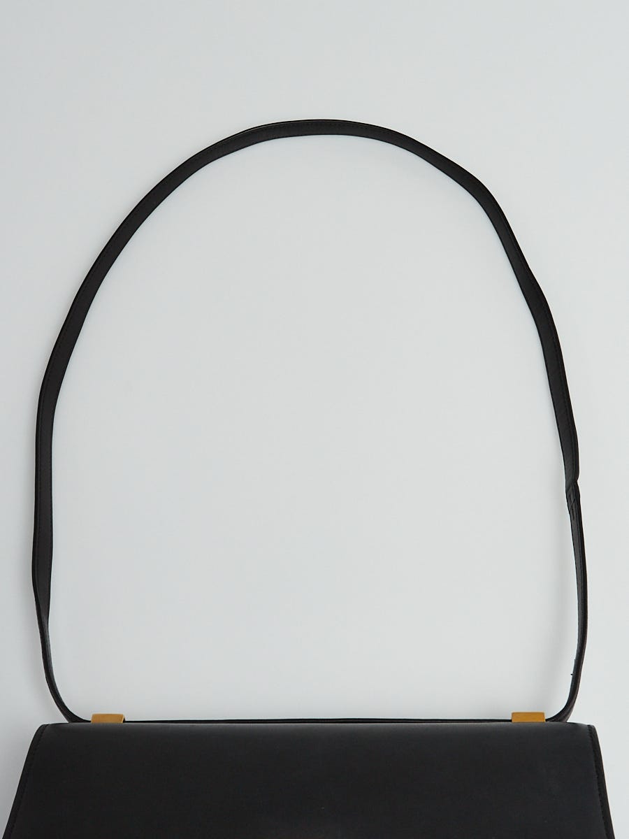 Celine Camel Bicolor Calfskin Leather Medium Case Bag | Yoogi's Closet