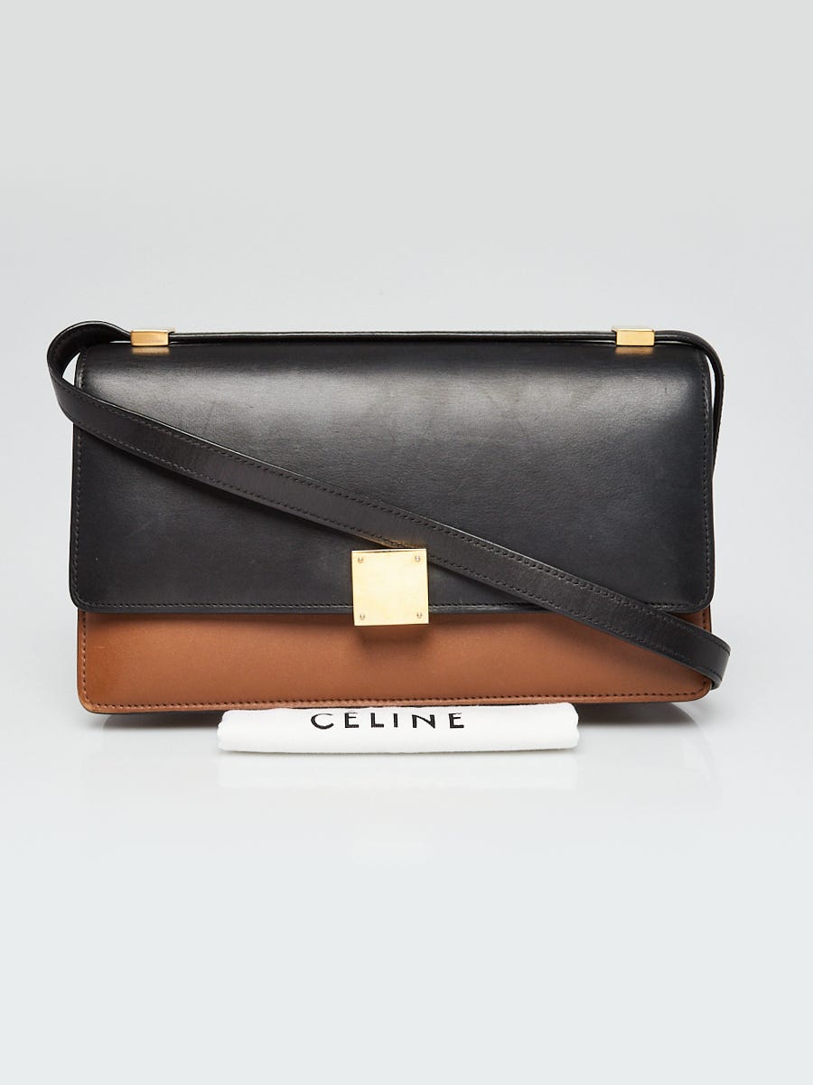 Celine Bicolor Leather Large Strap Wallet Celine