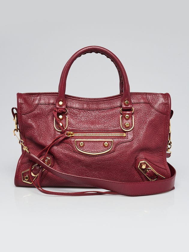 BALENCIAGA SHOULDER BAG CITY LEATHER Balenciaga Classic City Grey