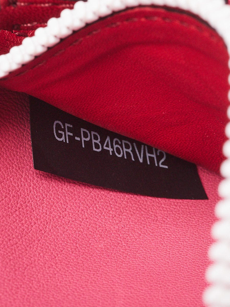 Valentino Red Lambskin Leather Rockstud Spike Belt Bag 85 - Yoogi's Closet
