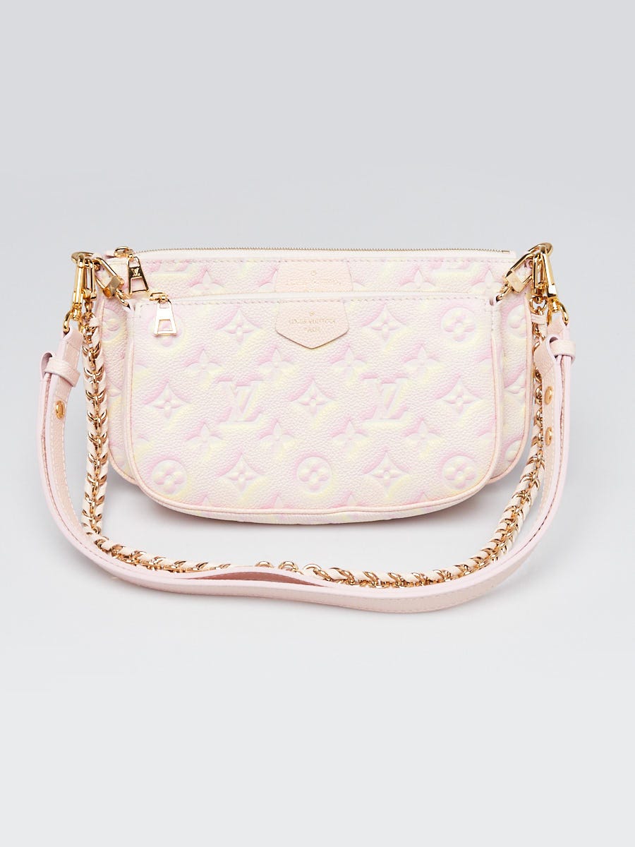 Louis Vuitton Light Pink Monogram Empreinte Leather Summer