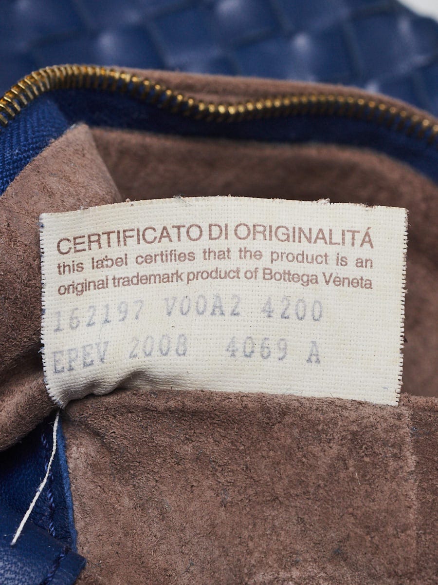 Bottega Veneta Blue Leather Capri Large Tote Bag | Yoogi's Bottega Veneta Blue Leather Capri Large Tote Bag | Yoogi's
