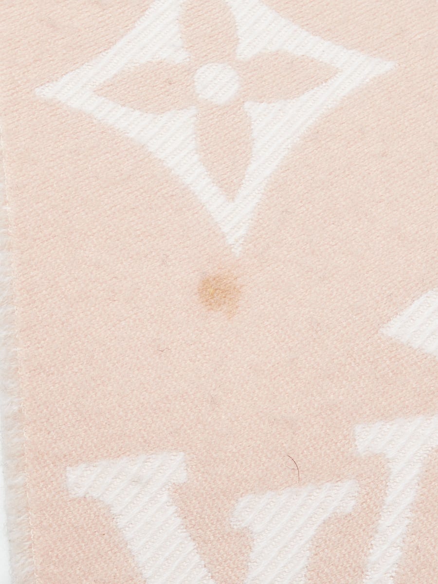 Louis Vuitton Beige/Rose Monogram Wool Simply LV Shawl Scarf - Yoogi's  Closet