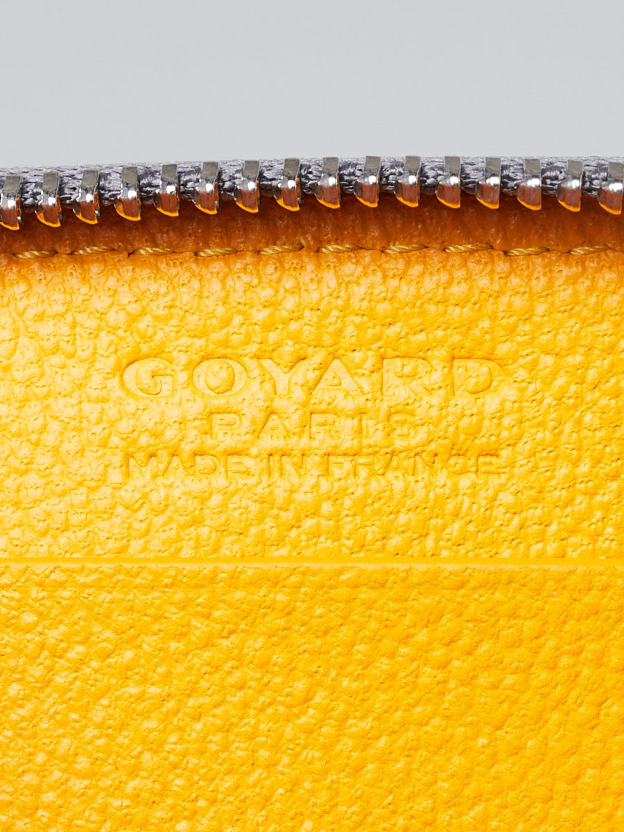 Goyard Grey Chevron Coated Canvas/Leather Grenadines Shoulder Bag Cloth  ref.789806 - Joli Closet