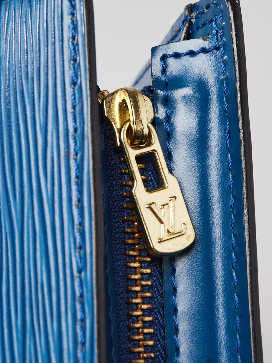 Louis Vuitton Toledo Blue Epi Leather Vintage Sac Triangle Bag
