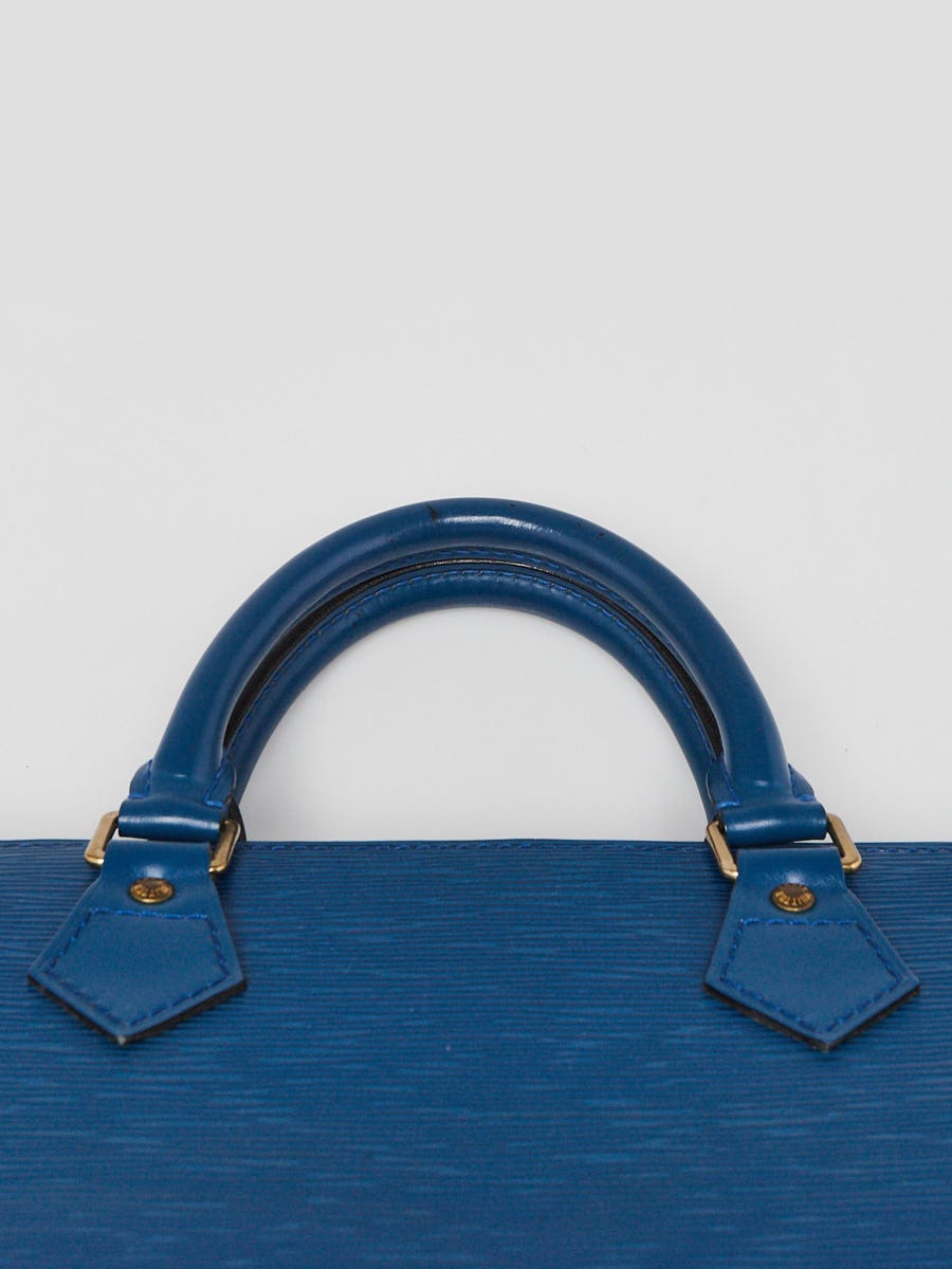 Louis Vuitton, Bags, Louis Vuitton Toledo Blue Epi Leather Vintage Sac  Triangle Bag