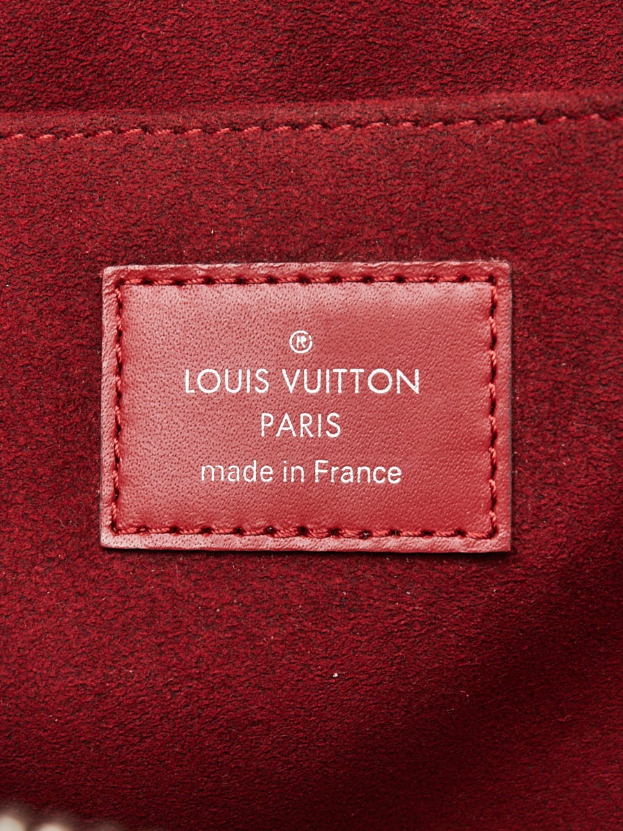 Louis Vuitton Red Epi Leather Elise Wallet - Yoogi's Closet