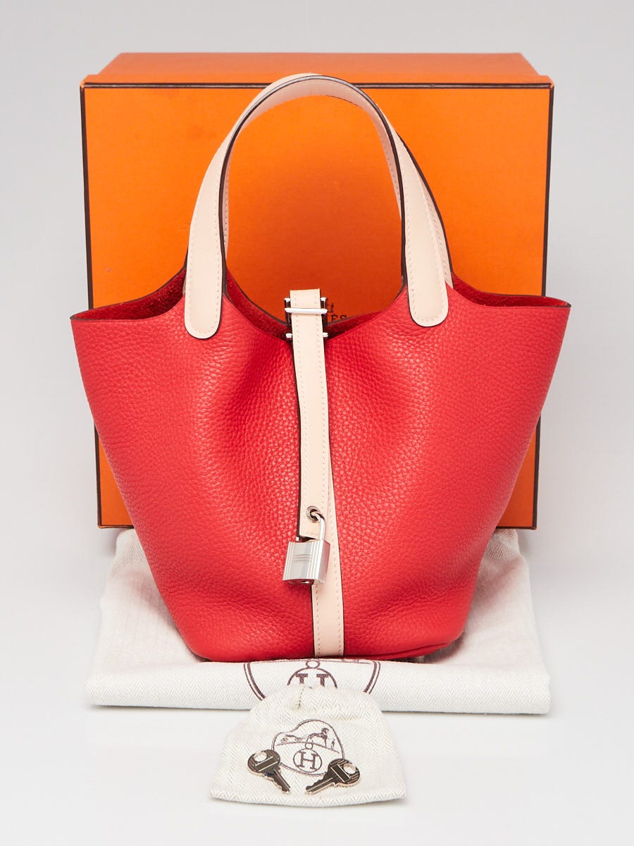 Hermes Rose Jaipur Clemence Leather Picotin Lock 18 Bag Hermes | The Luxury  Closet
