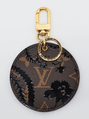 Louis Vuitton Gold/Brown Monogram Carousel Key Chain and Bag Charm
