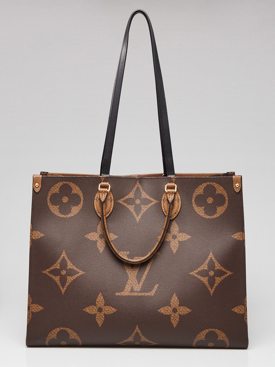 Louis Vuitton Monogram Giant Reverse Canvas Onthego GM Tote Bag - Yoogi's  Closet