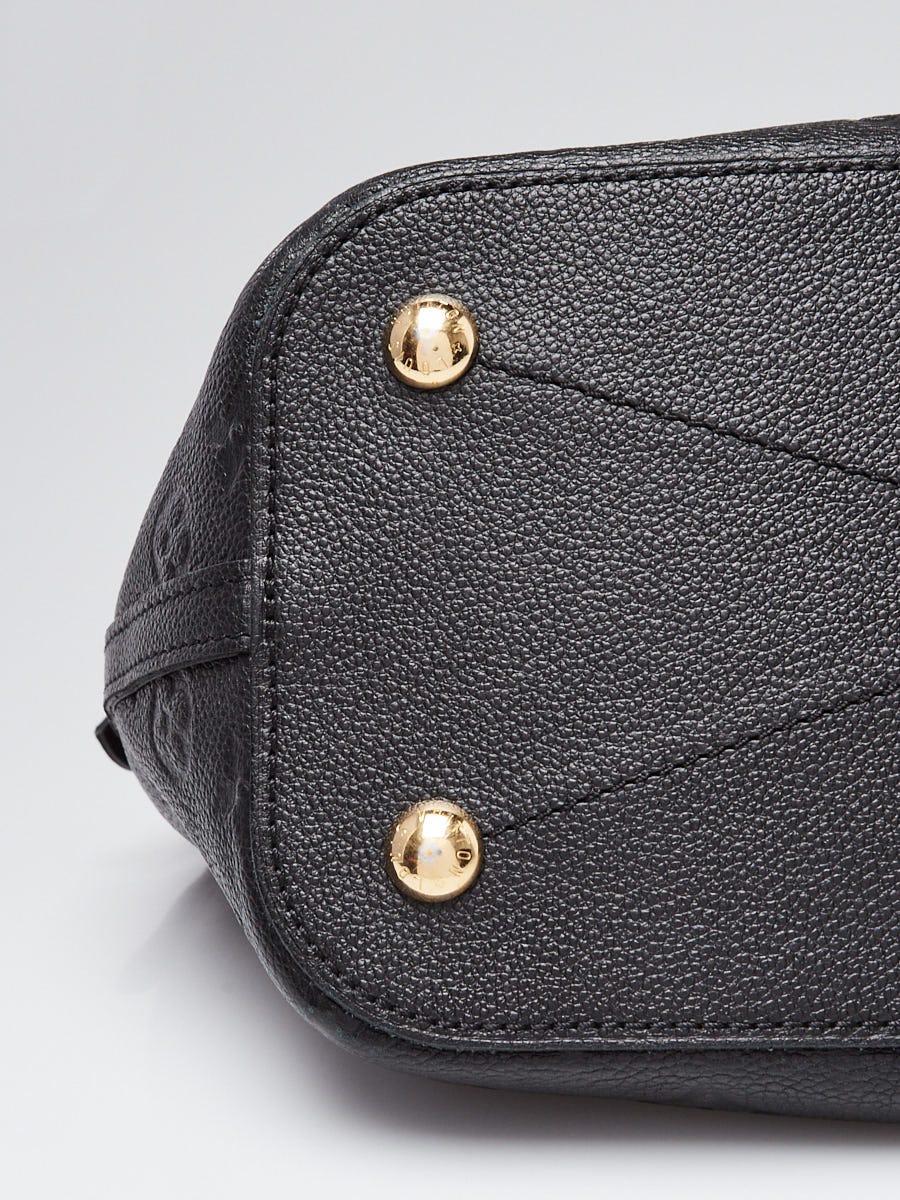 Louis+Vuitton+Mazarine+Shoulder+Bag+MM+Black+Leather for sale online