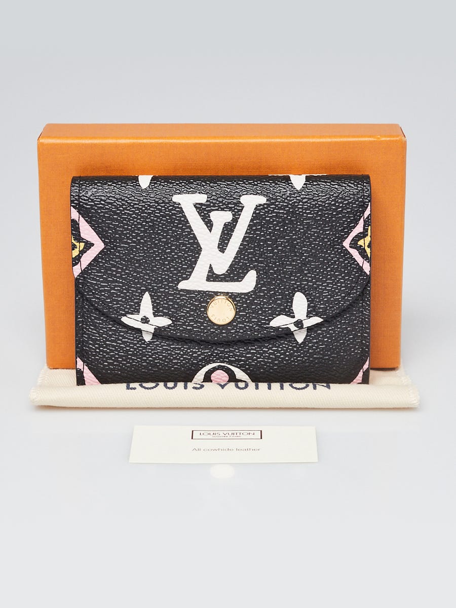 Louis Vuitton Wild At Heart Rosalie Wallet Coin Purse GIANT MONOGRAM BLACK