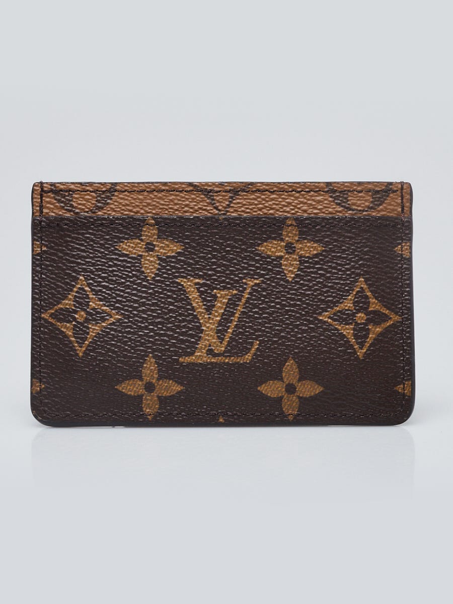LOUIS VUITTON Monogram Reverse Card Holder Wallet Business Card M69161 New