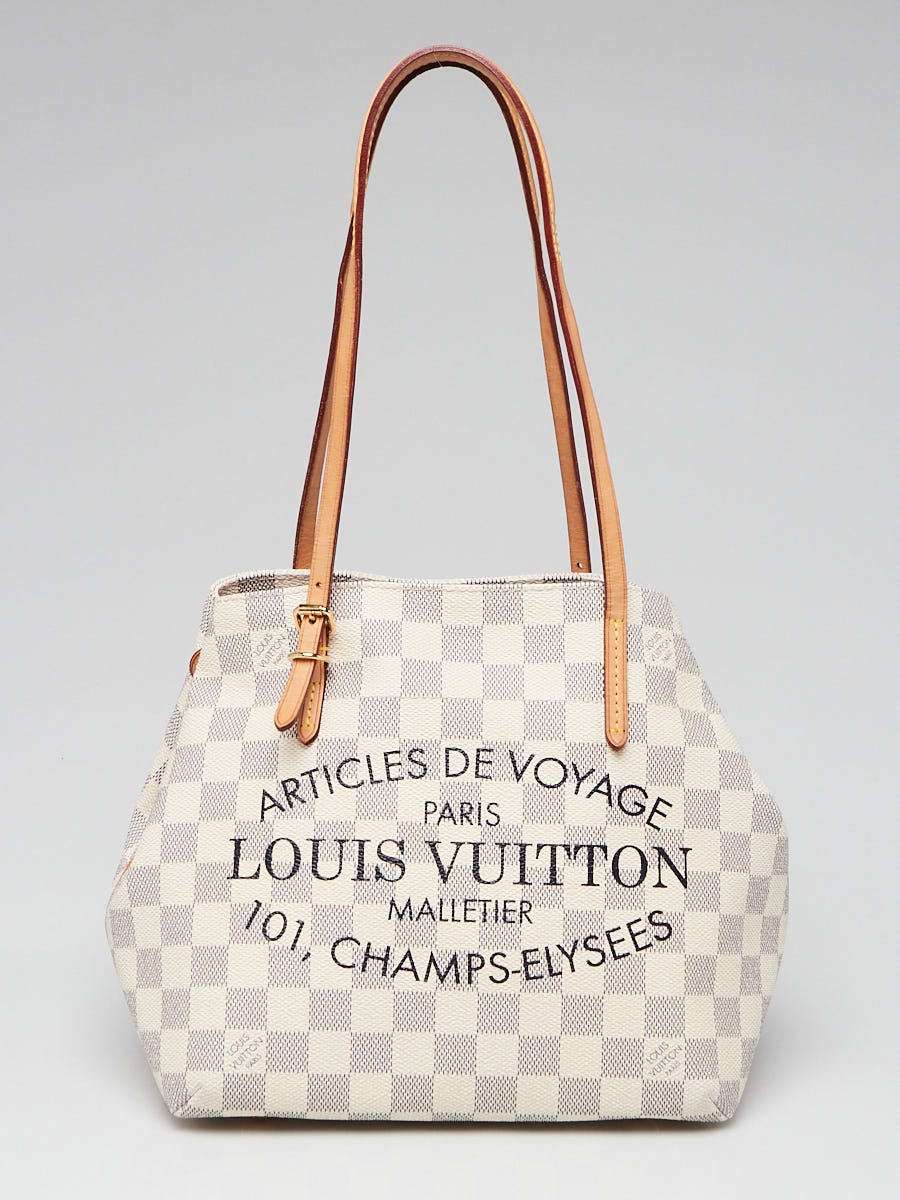 Louis Vuitton Damier Azur Cabas Adventure PM Bag - Yoogi's Closet