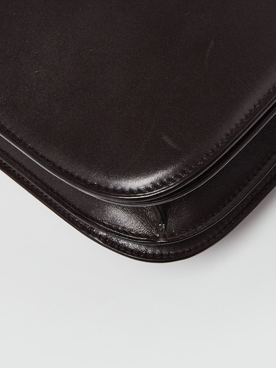 判例EU私法 Celine Black Box Leather and Leopard Printed Pony Hair
