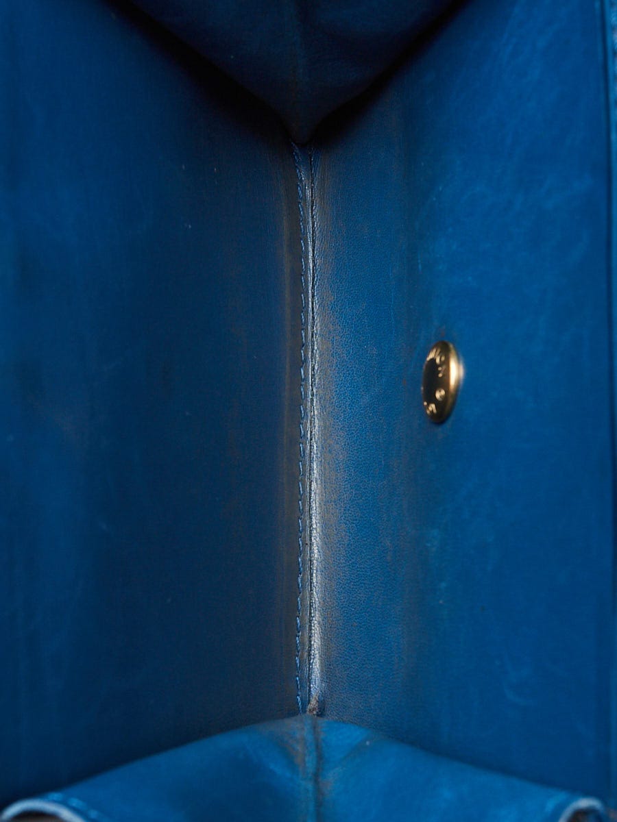 Louis Vuitton Toledo Blue Epi Leather Sarah Wallet - Yoogi's Closet