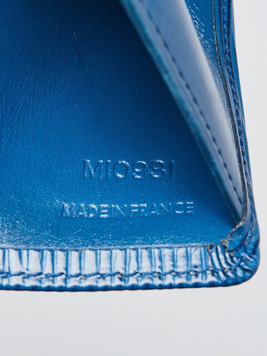 Louis Vuitton Blue Epi Leather Elise Compact Wallet with Box 16LVA1116  ref.294574 - Joli Closet