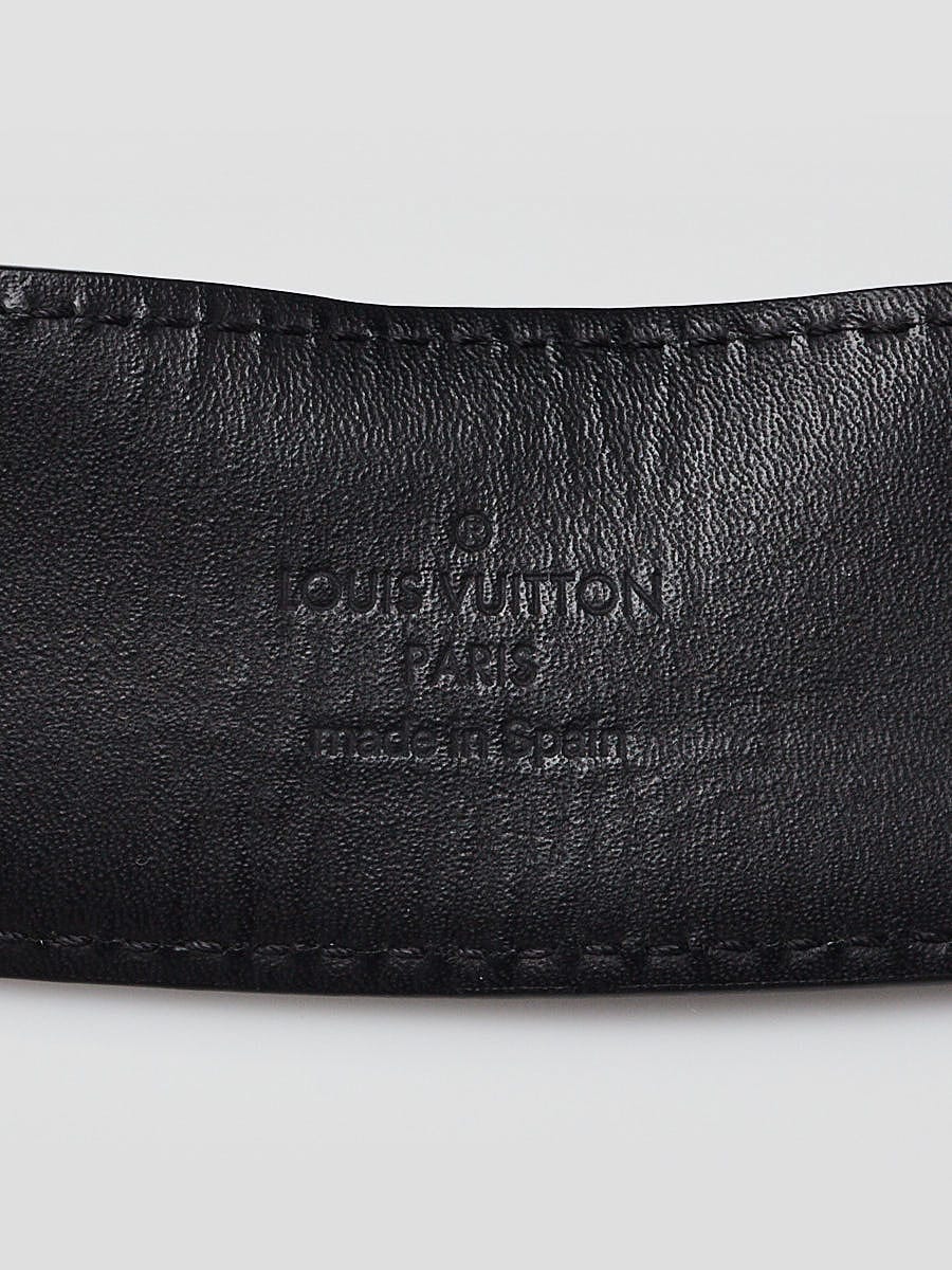 Louis Vuitton Damier Graphite LV Initiales Belt Size 85/34 - Yoogi's Closet