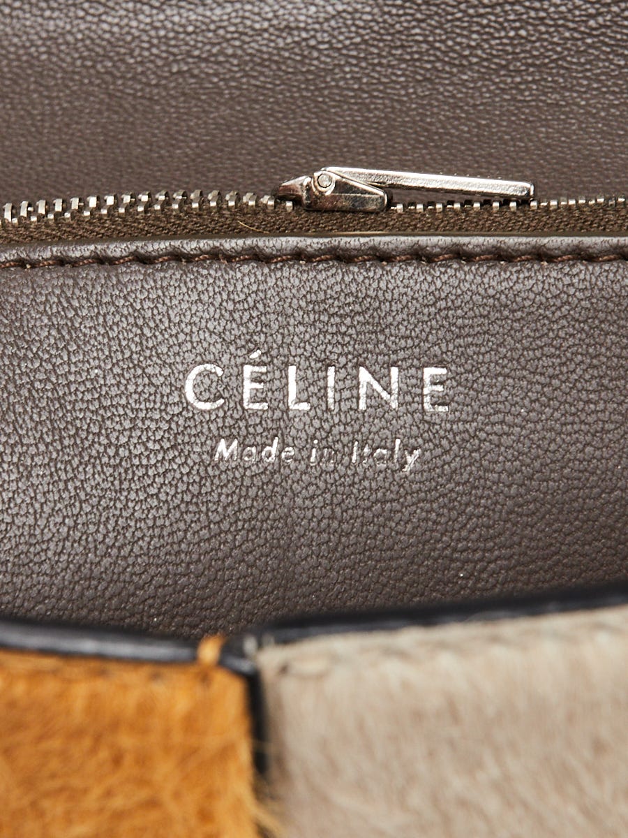 Celine - Authenticated Frame Clutch Bag - Pony-Style Calfskin Black Plain for Women, Never Worn, with Tag