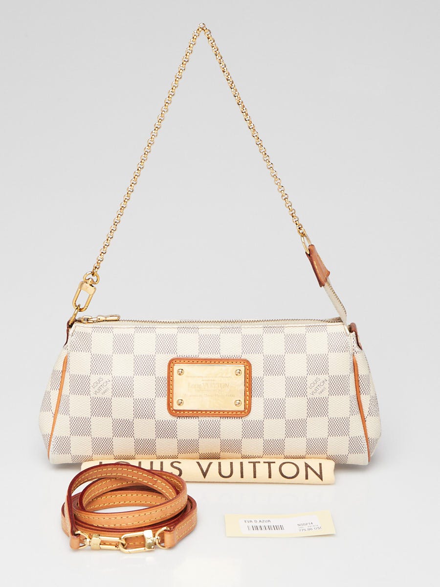 Louis Vuitton Damier Azur Canvas Eva Clutch Louis Vuitton | The Luxury  Closet