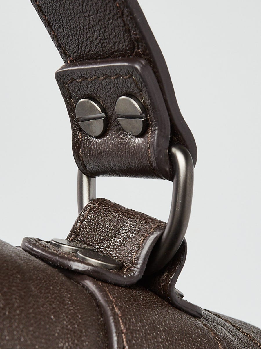 Proenza Schouler Dark Chocolate Leather Medium PS1 Satchel Bag