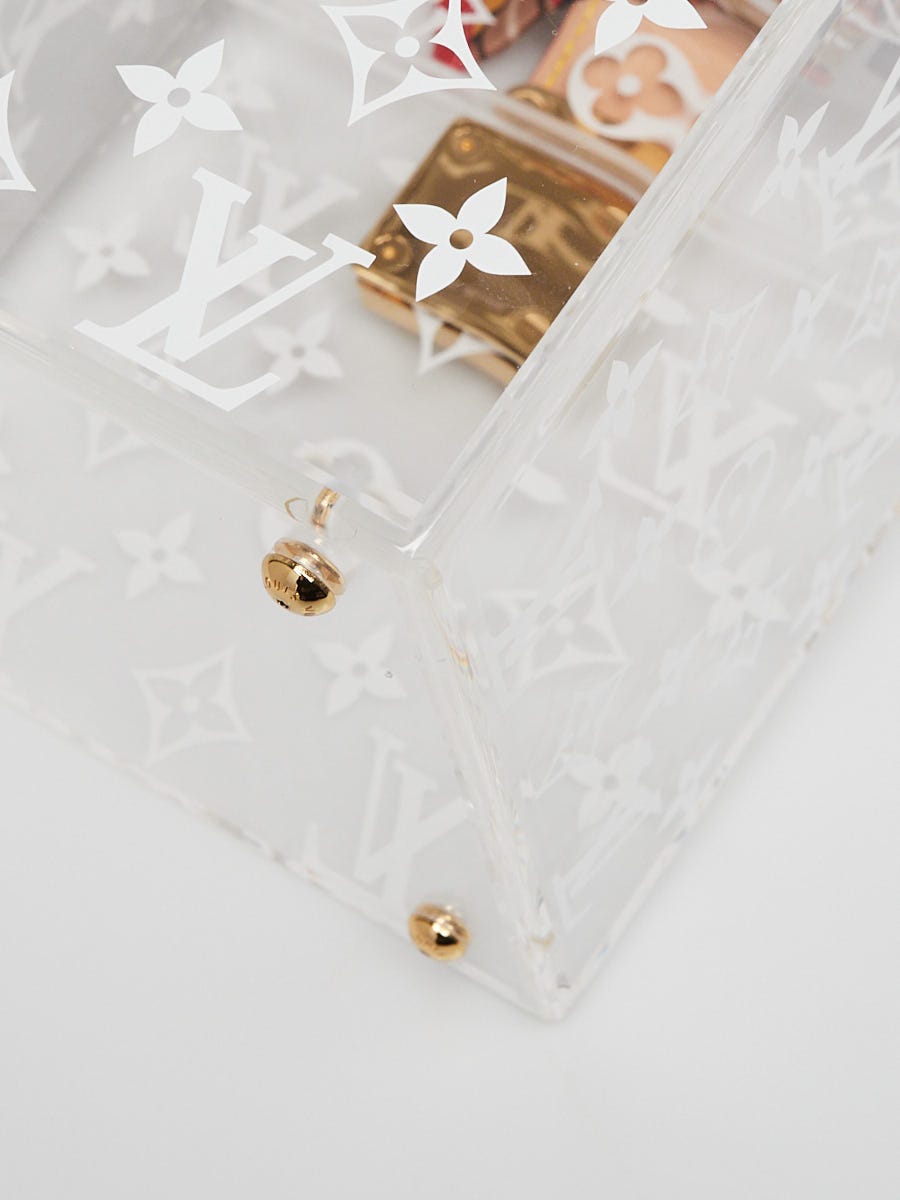 Louis Vuitton Transparent Monogram Plexiglas Cube Scott Box