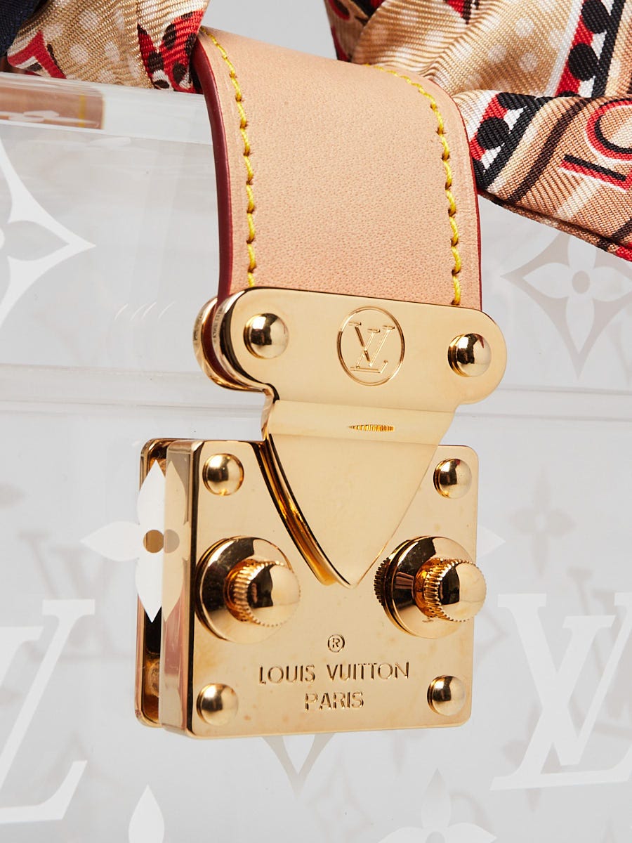 Louis Vuitton Transparent Monogram Plexiglas Cube Scott Box