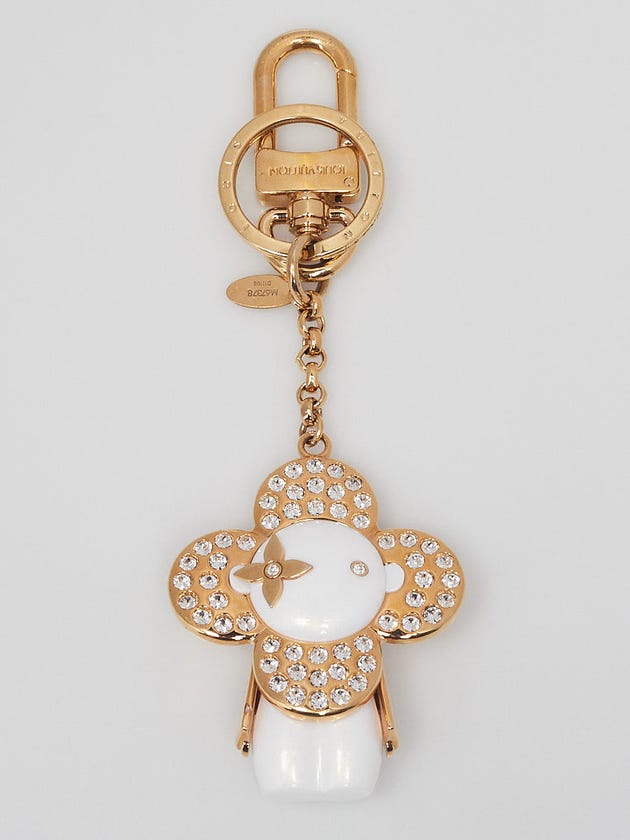 SWJEWEL Rhinestone Cross Keychain for Women Gold Handbag