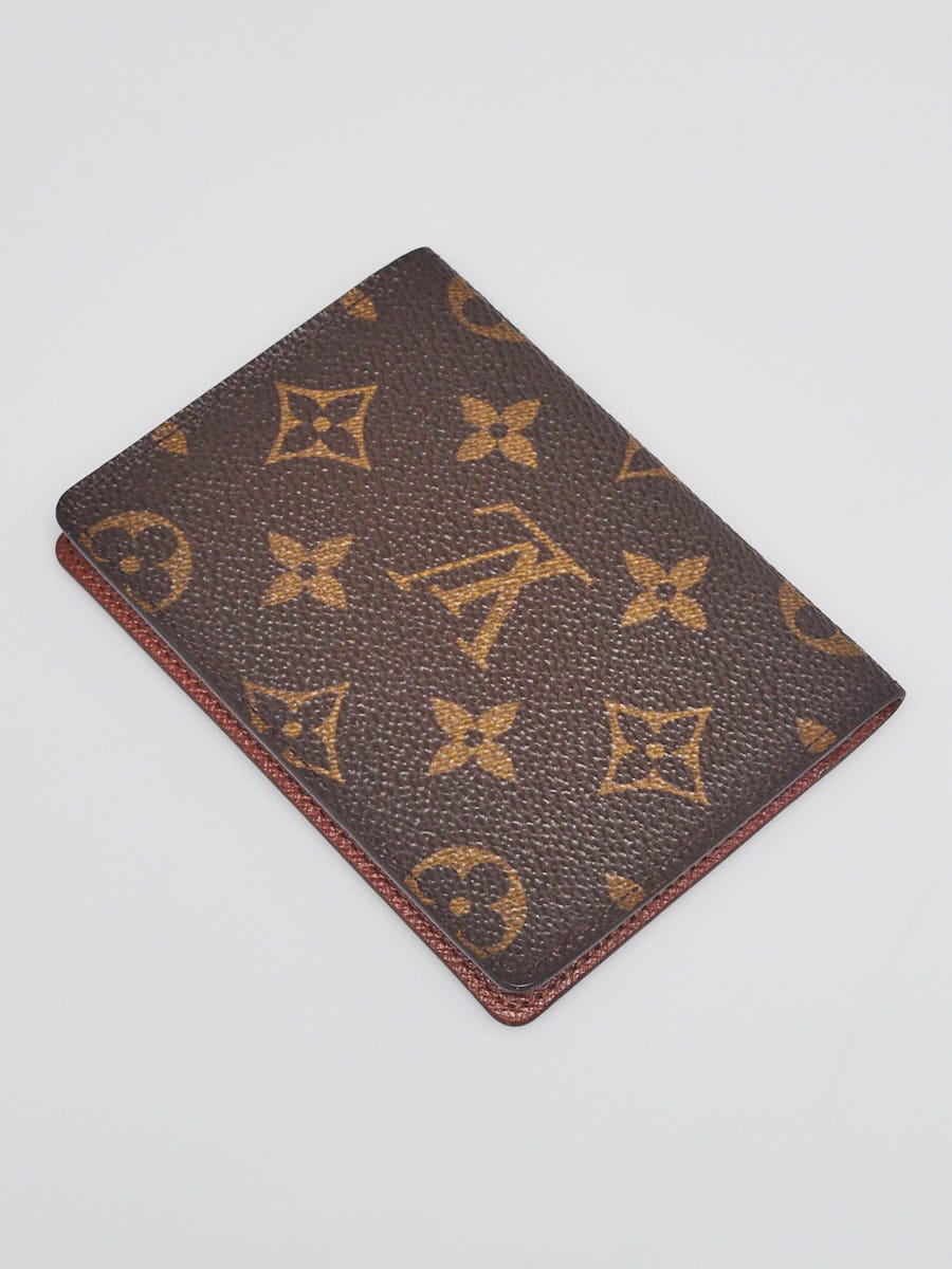 Louis Vuitton Monogram ID Card Case Holder Folding Wallet outlet used