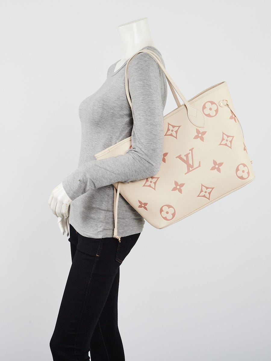 Louis Vuitton Bi-Color Rose Trianon/Creme Monogram Giant Empreinte 