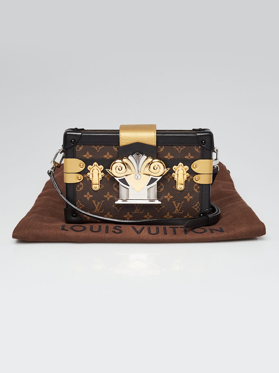 Louis Vuitton Goldtone/Silvertone Metal LV Emblem Brooch - Yoogi's