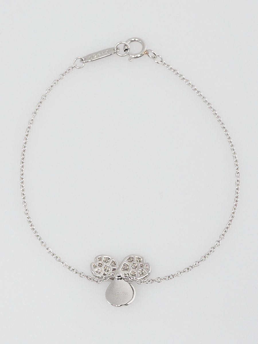 Tiffany & Co. Platinum Diamond Paper Flowers Bracelet - 950 Platinum  Station, Bracelets - TIF214653 | The RealReal