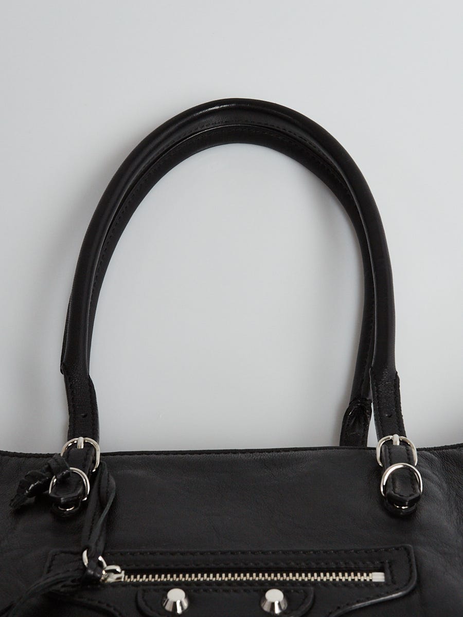 Papier leather tote Balenciaga Black in Leather - 36910084