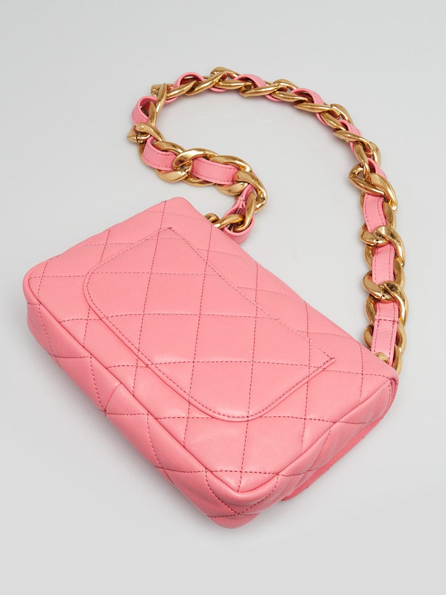 Chanel Pink Quilted Leather Small Funky Town Flap Bag - Yoogi's Closet